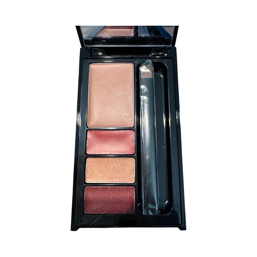 Bobbi Brown Holiday Lip Palette Beige Red Gold Ruby Metallic 4 Shades With Brush